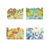 Puzzle Progresivo 4 en 1 Animales